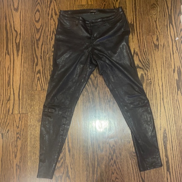 JBrand leather leggings with zipper - Picture 2 of 14